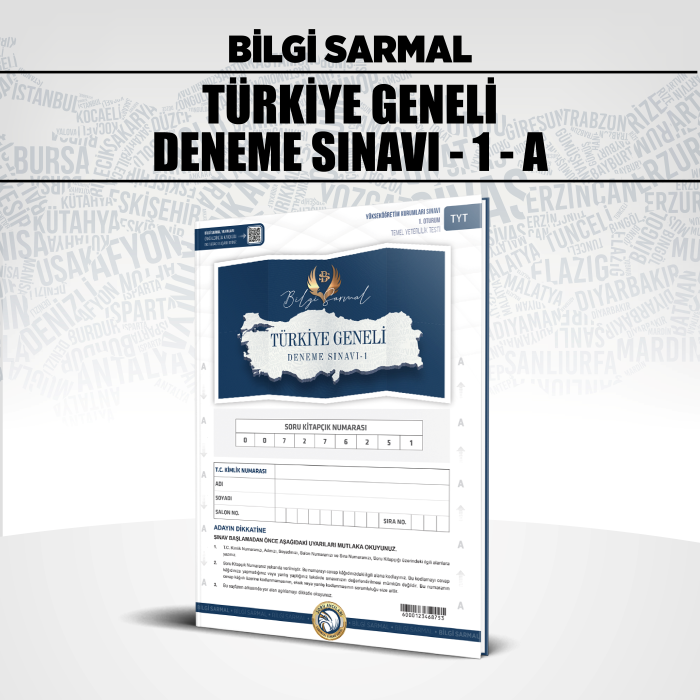 B.SARMAL TYT TÜRKİYE GENELİ SNV 1-A - 2025-26